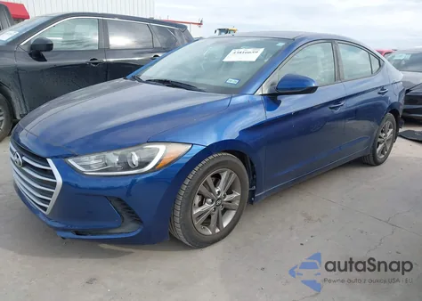 2018 Hyundai Elantra Sel z USA, uszkodzony, nr VIN 5NPD84LF9JH385077